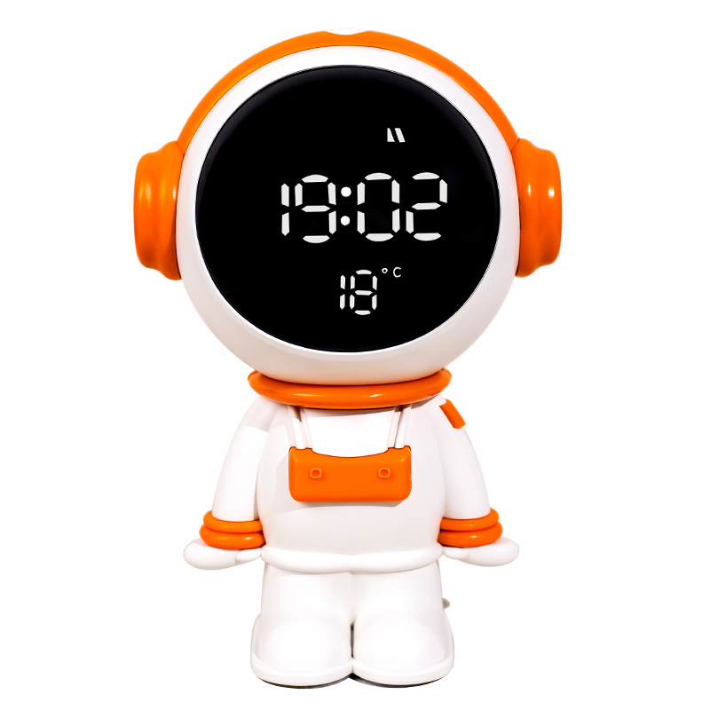 App Control PVC Night Lights Astronaut Digital Alarm Clock