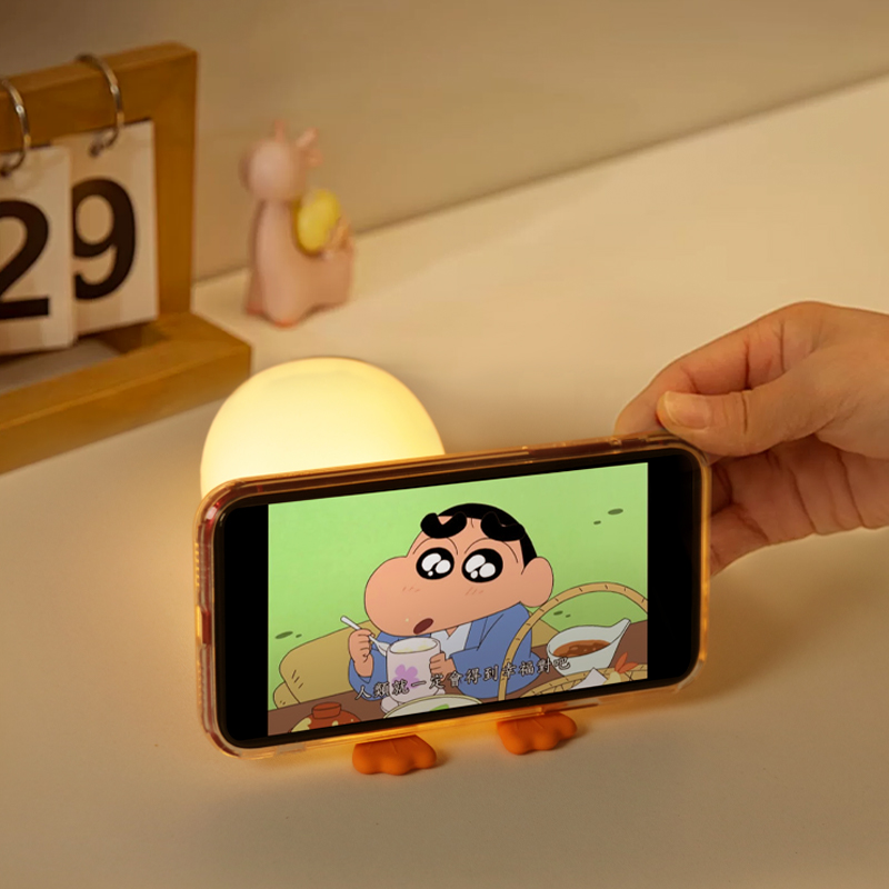 Warm Light Sleep Training Duck silicon night lamp