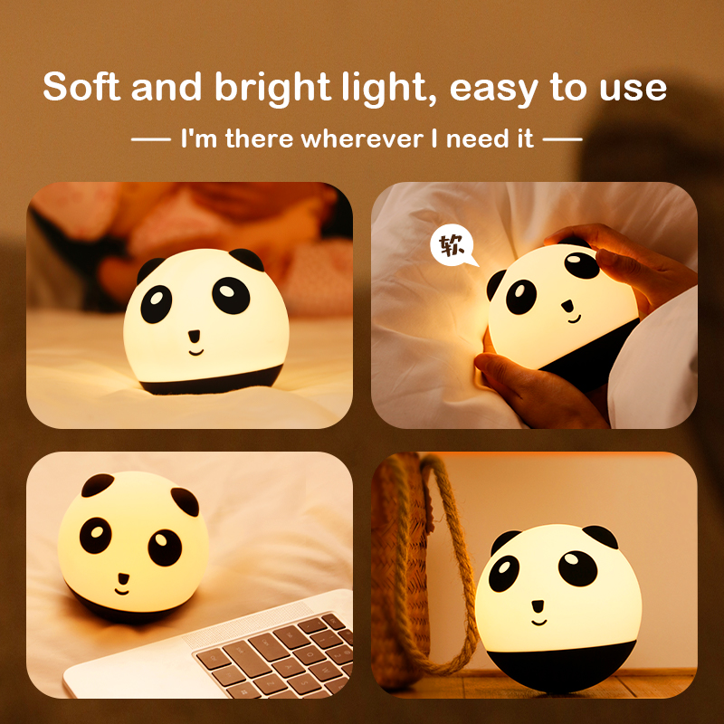 Silicone Panda Night Light