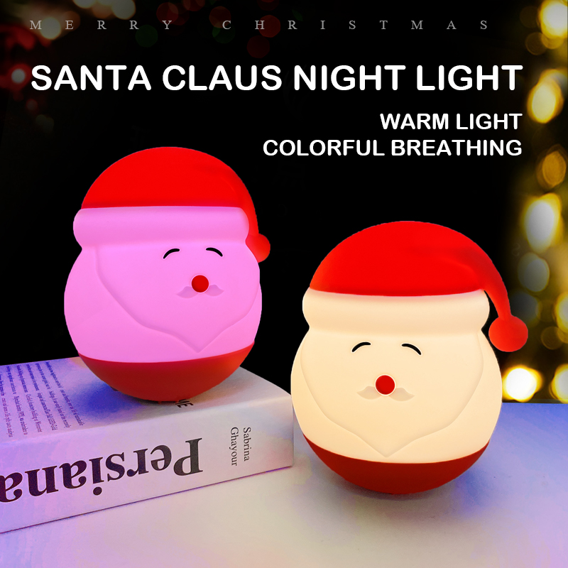 Silicone Christmas Night Lamp