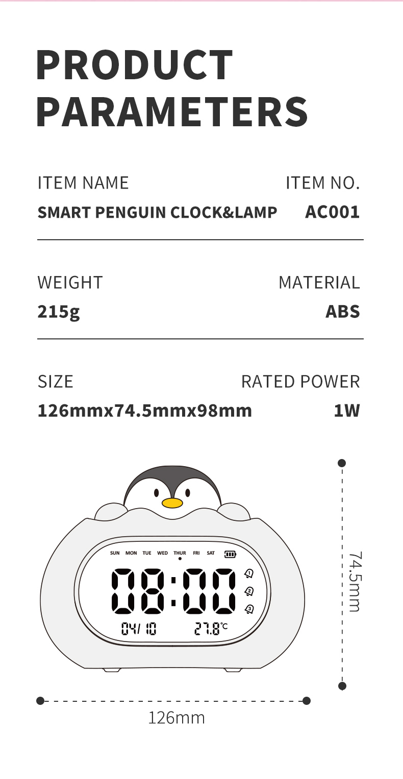 App control Digital Alarm Clock