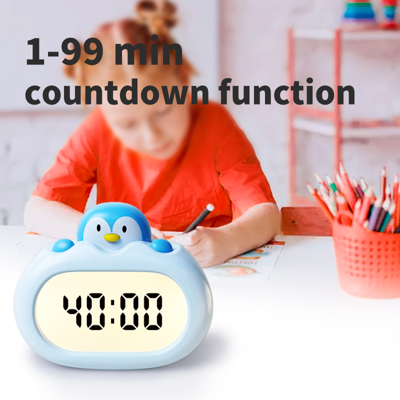 kids animal digital alarm clock