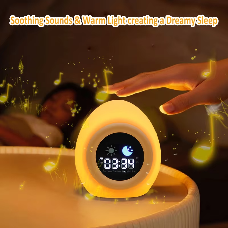 Réveil lumineux avec lever de soleil pour enfants