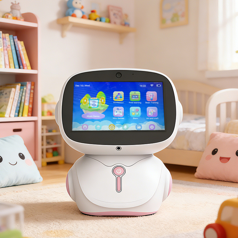 Intelligent AI robot chatting, telling stories, online learning device