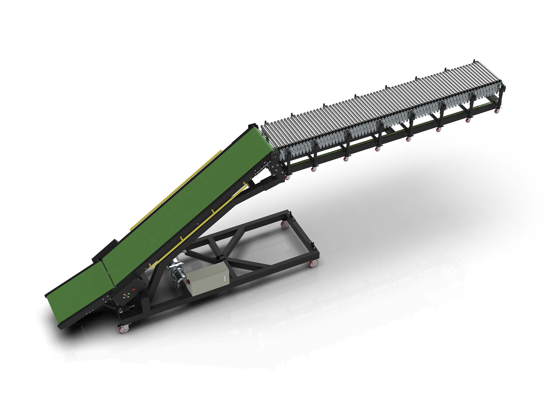 Adjustable Speed Truck Loading Belt Conveyor