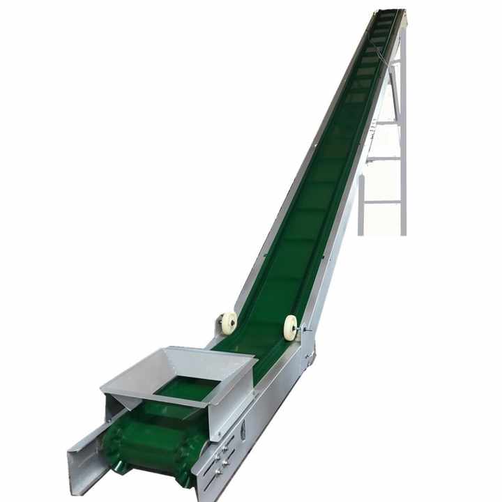LIANGZO OEM Automatic Incline Bucket Elevator Lifting Belt Conveyor System