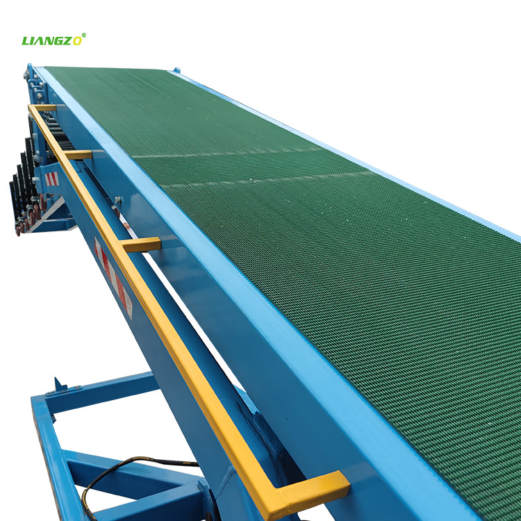 LIANGZO OEM Portable Hydraulic Carbon Steel Belt Conveyor Container Truck Loading Unloading