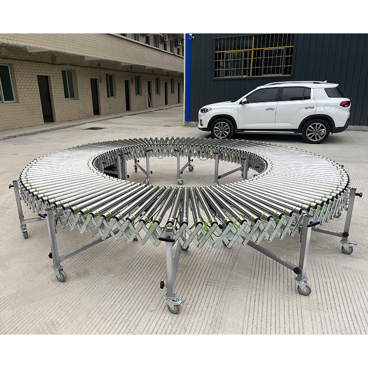 LIANGZO O-Belt Flexible Roller Conveyor