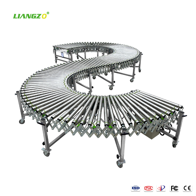 LIANGZO O-Belt Flexible Roller Conveyor