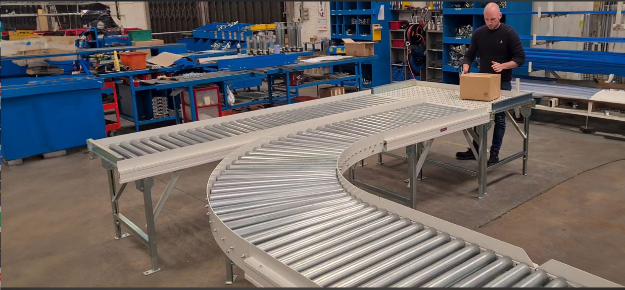 powered roller conveyors