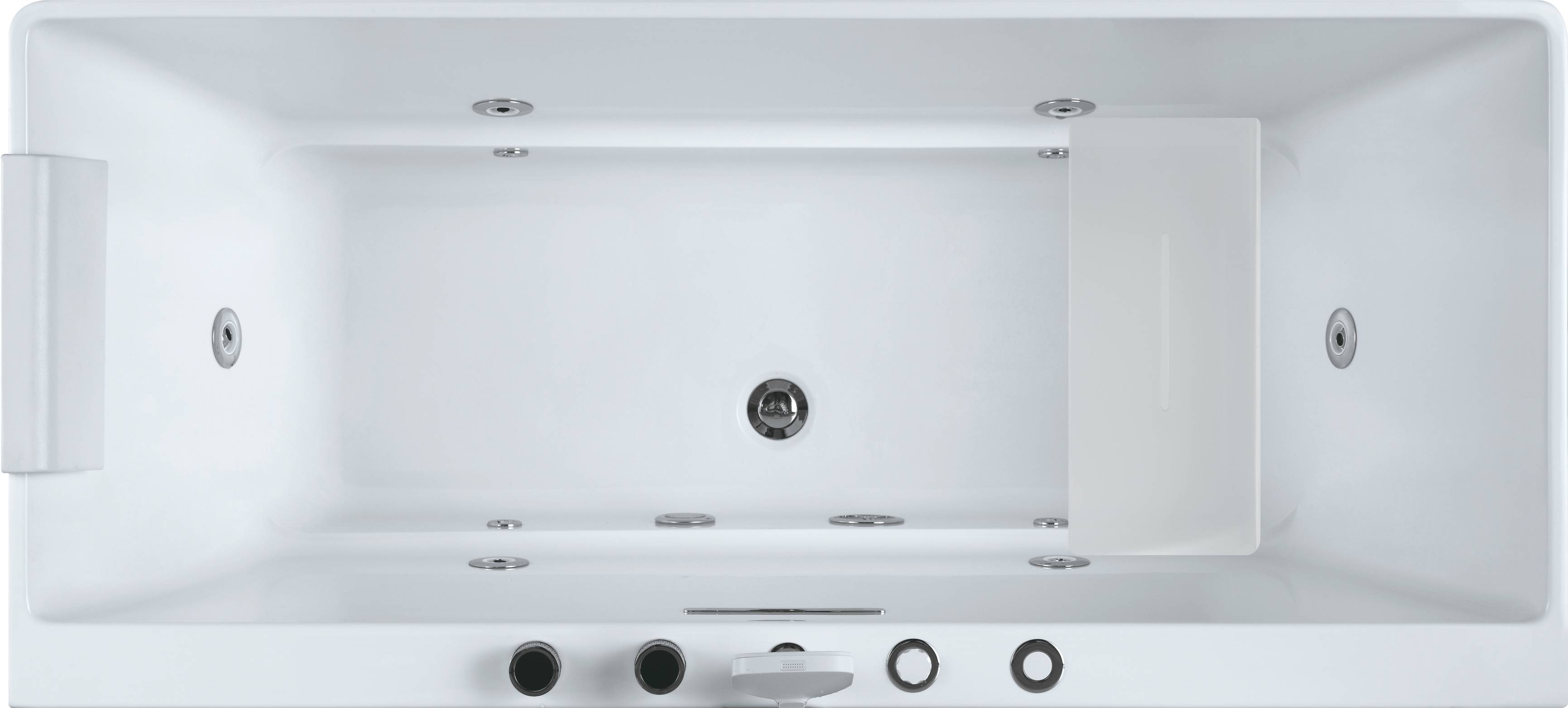 Heated Jetted Bathtub With Hardware