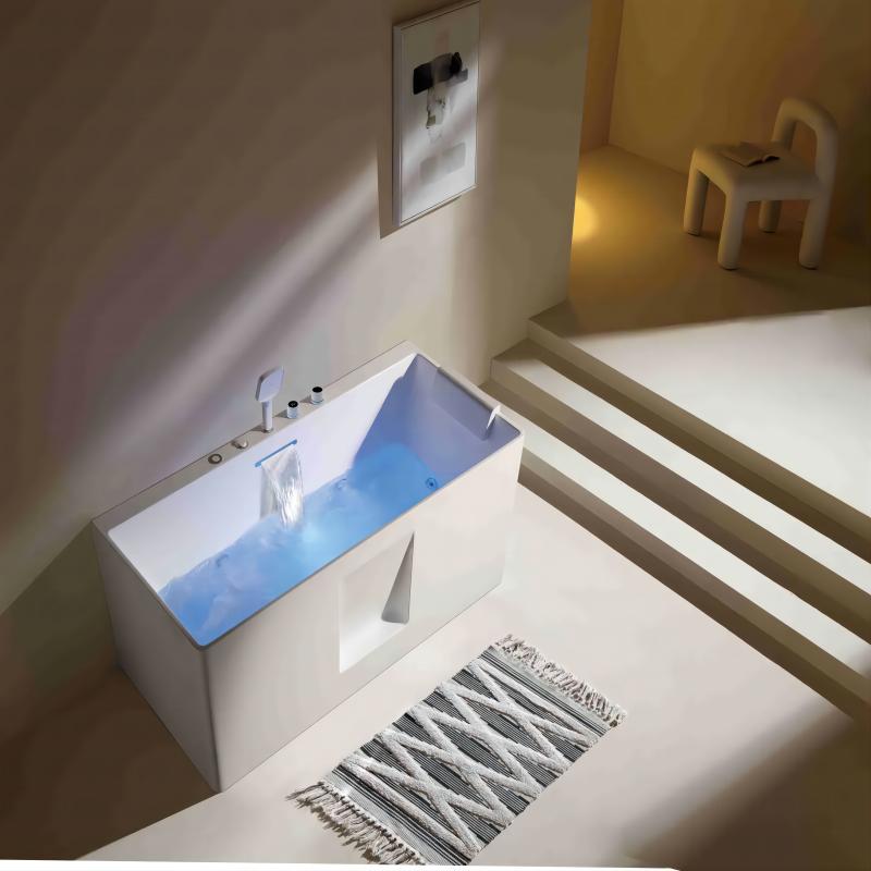 Heated Jetted Bathtub With Hardware