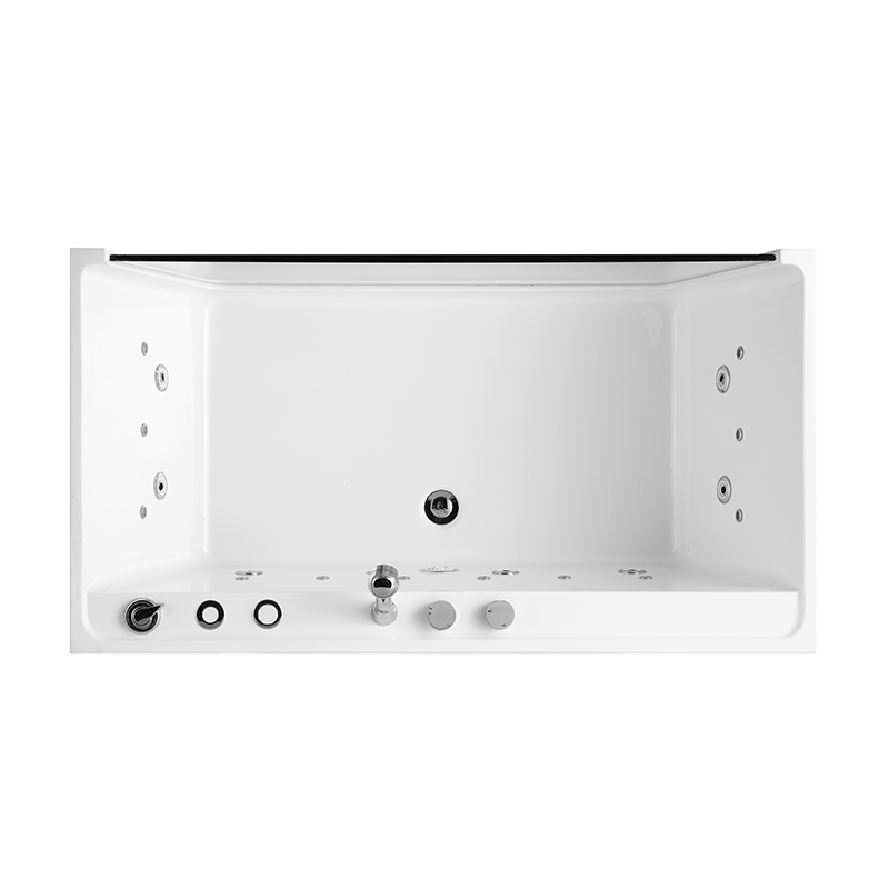 Indoor Luxury Glass Massage Bathtub