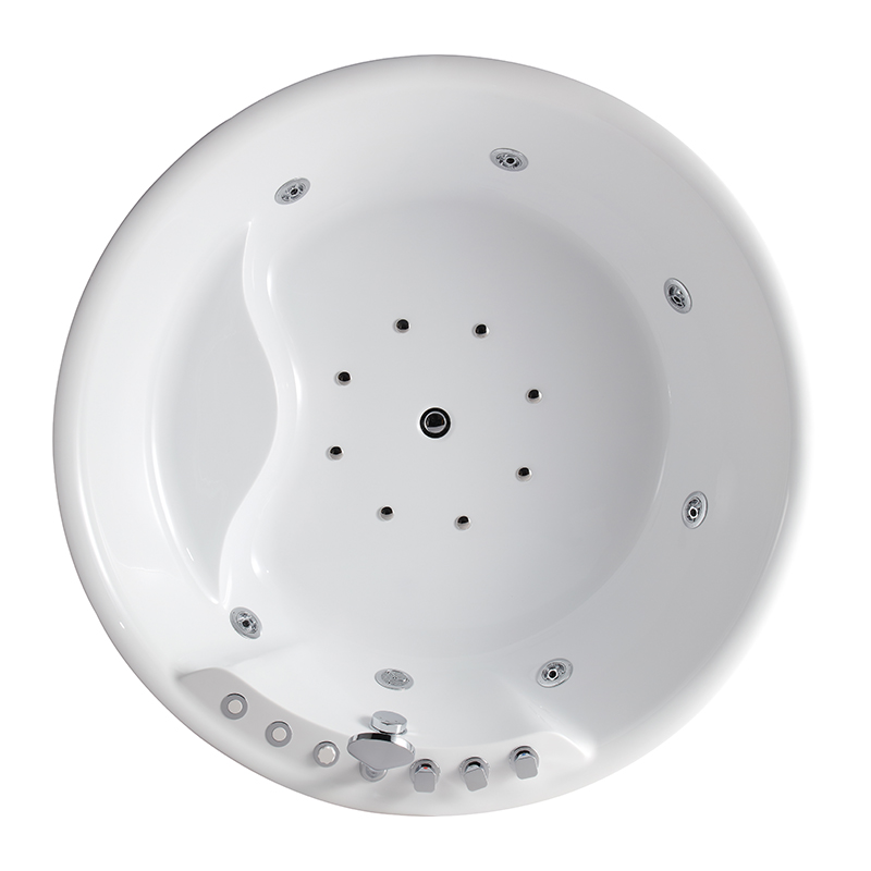 Freestanding Hydromassage Bubble Massage Bathtub