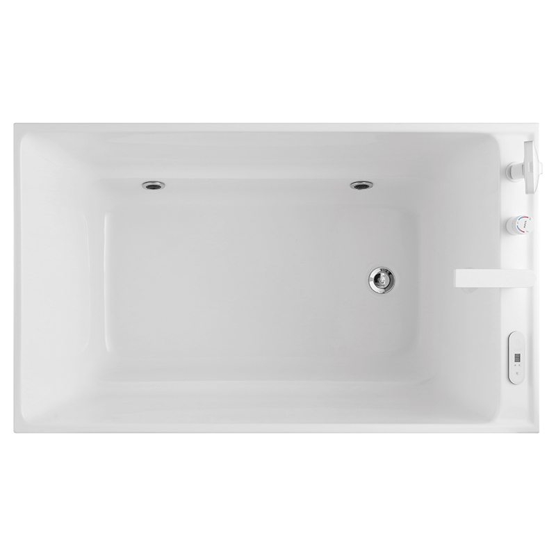 White Standard Free Standing Deep Soaking Tub