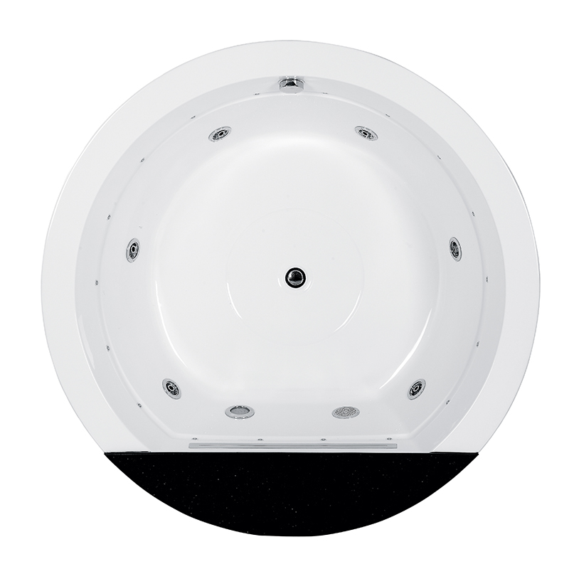 Twin Oval Jacuzzi Tub With Massage