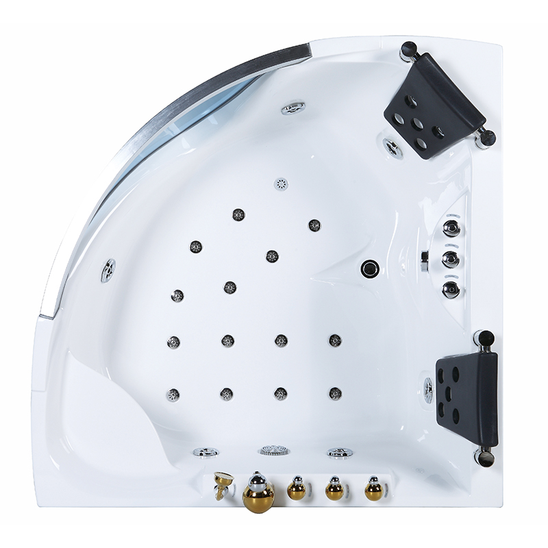 Double Corner Massage Bathtub