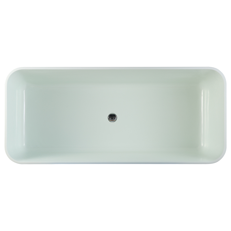 Freestanding Artificial Marble Material Bathtub