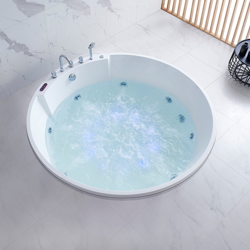 Modern 2 Person Undermount Large Soaking Jacuzzi Tub