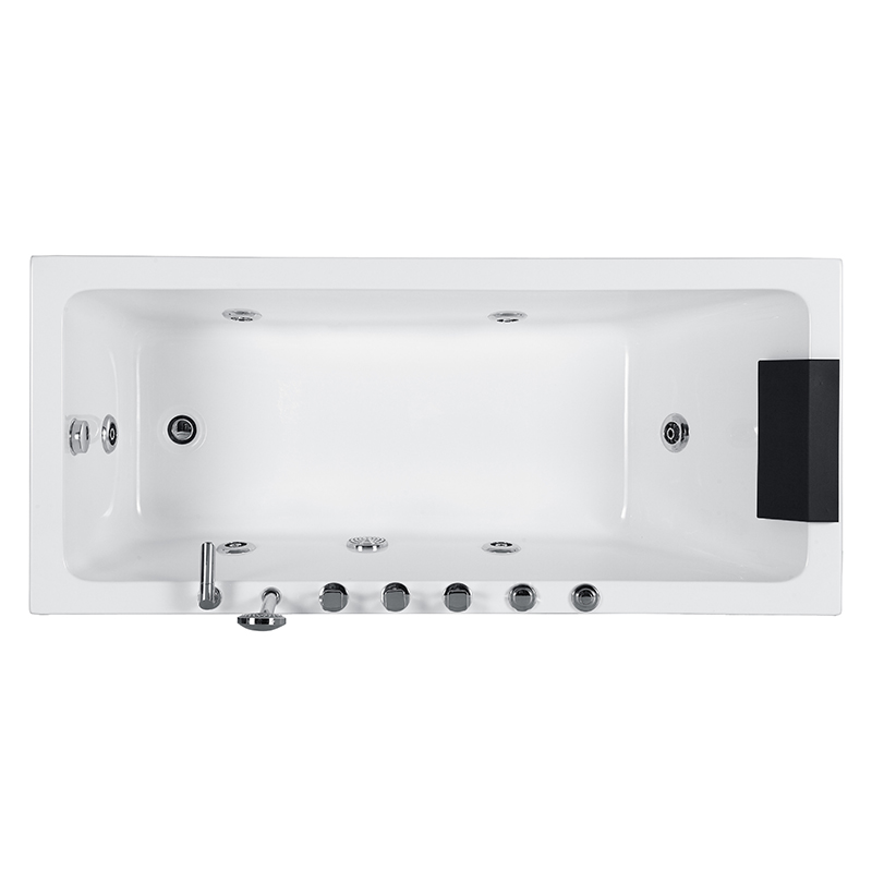 Square Freestanding Massage Whirlpool Bathtub