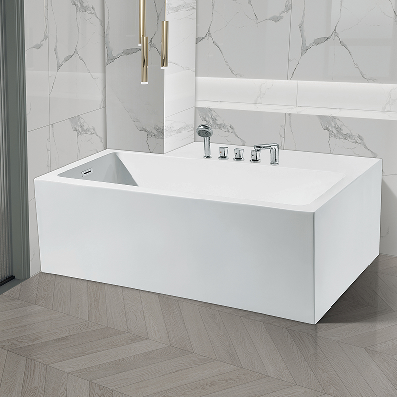 Senior Alcove Corner Bathroom Tub With Jet