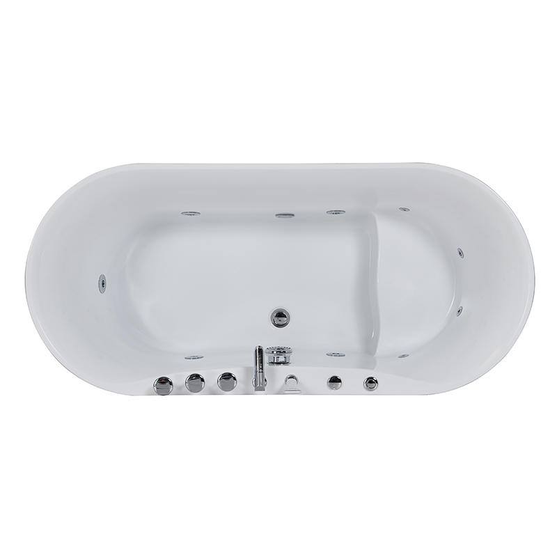 Acrylic Freestanding Massage Bathtub