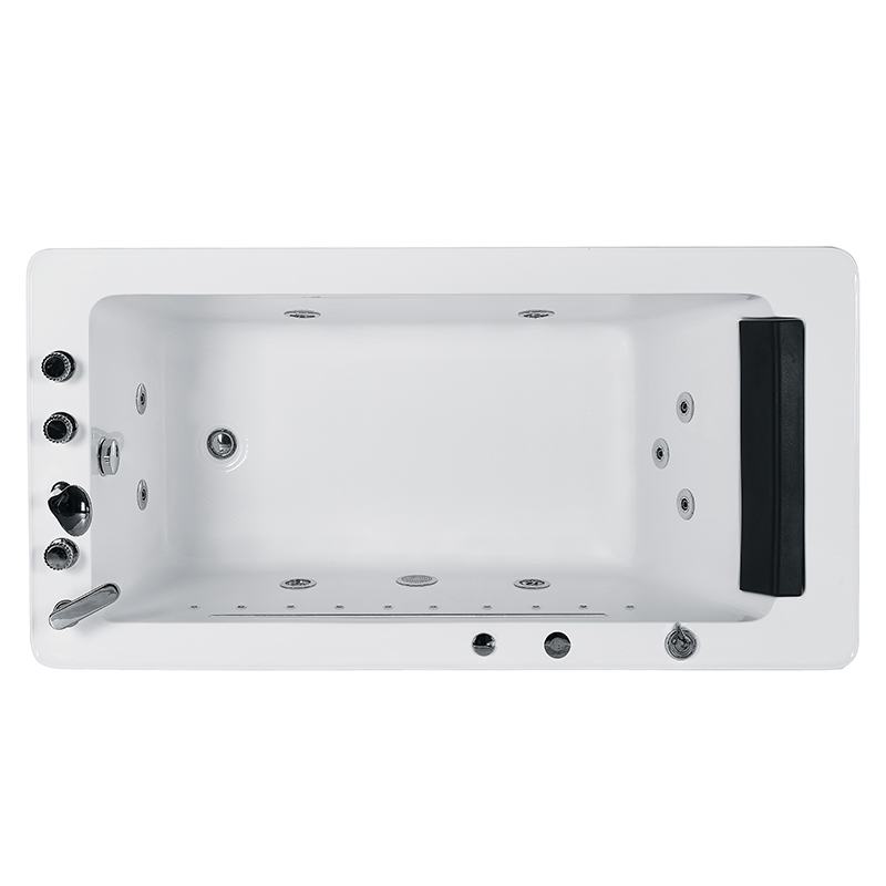square Freestanding Massage Bathtub