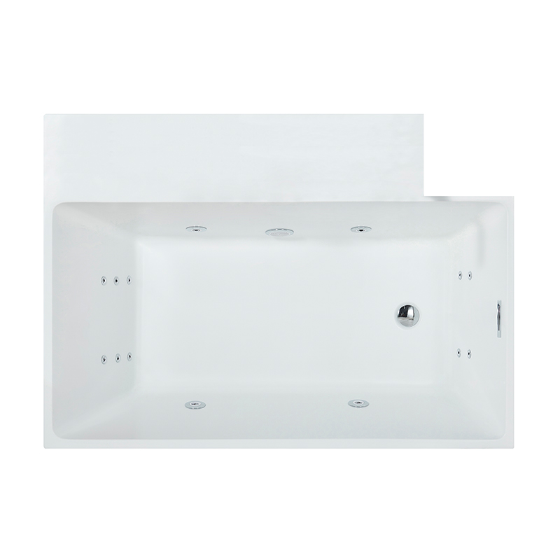 Freestanding Corner Jacuzzi Soaking Tub