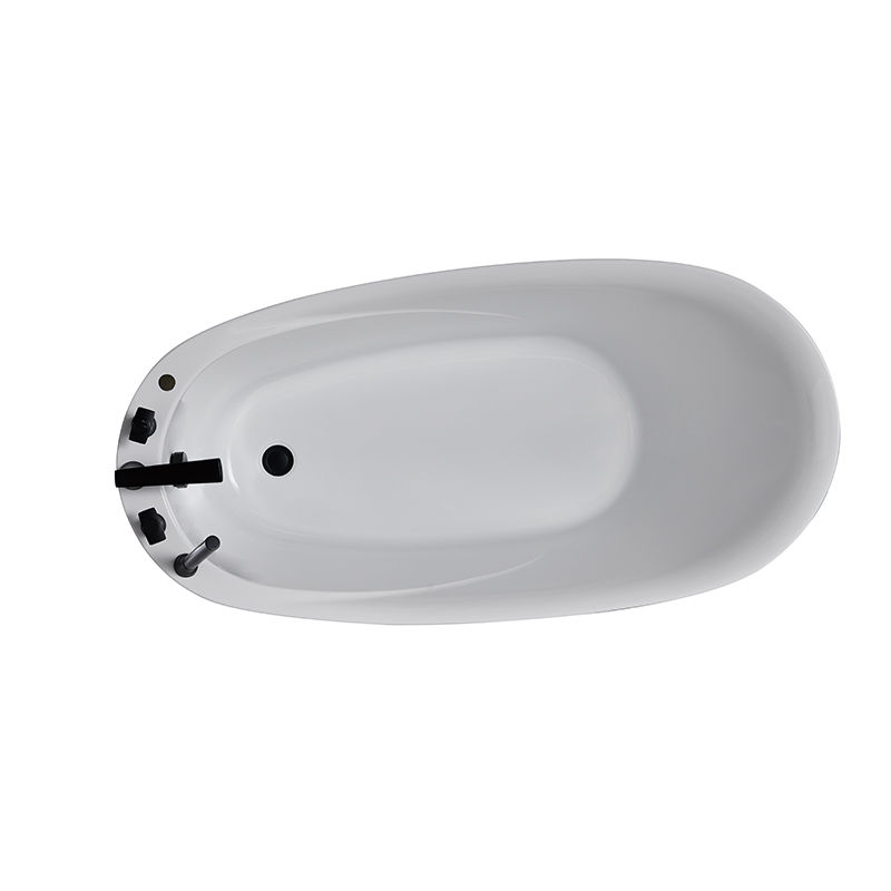 Small Short Freestanding Massage Bathtub
