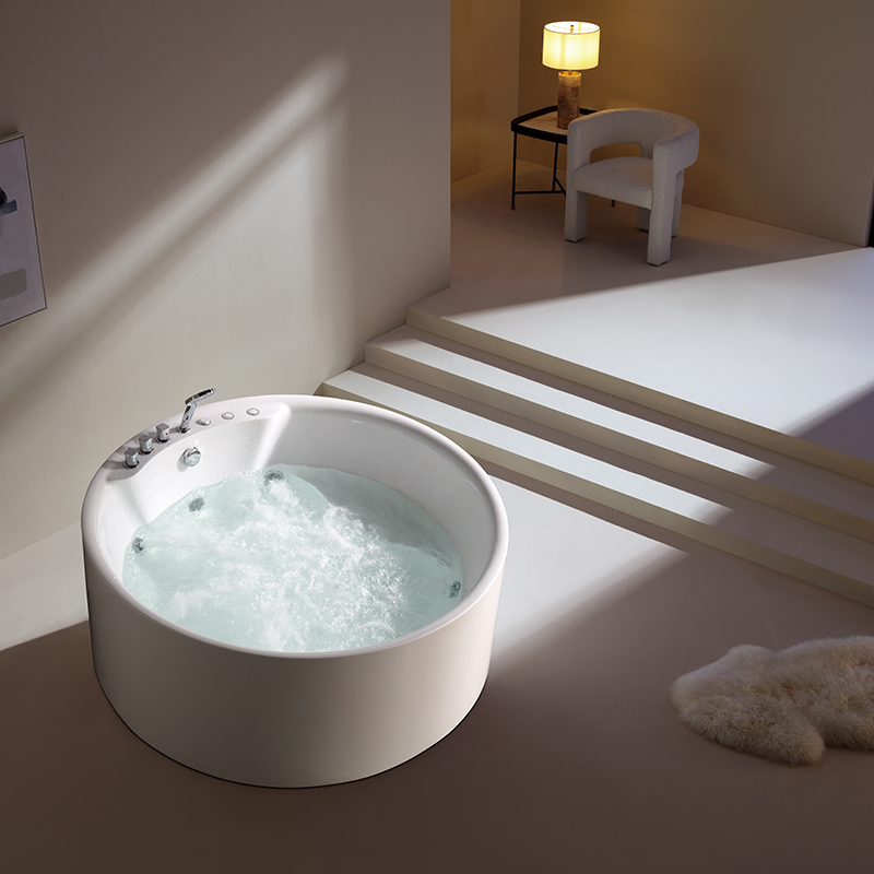 bathtub with hydro massage