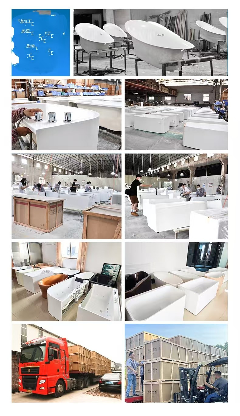 White freestanding bathtub White freestanding bathtub