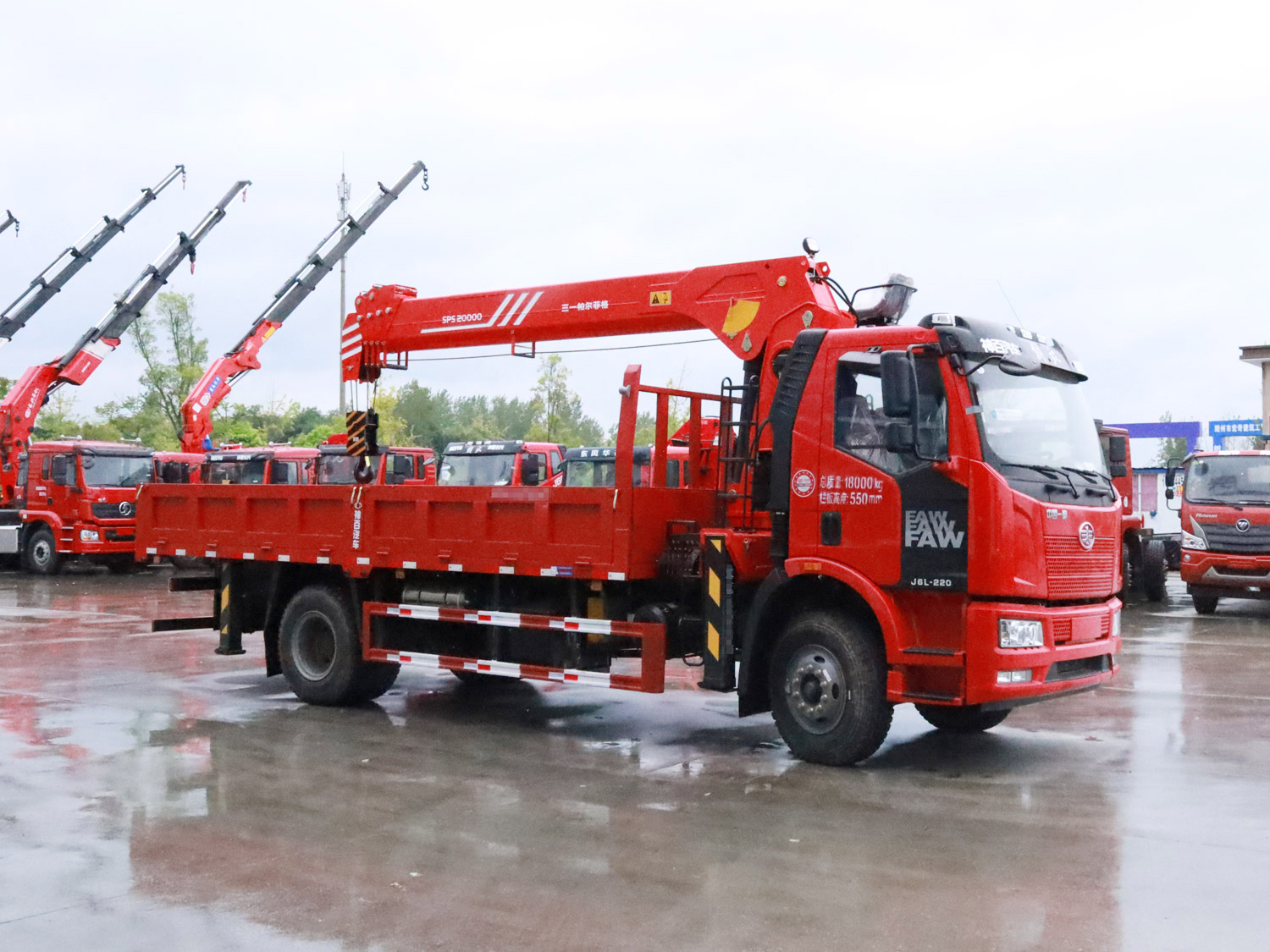FAW 8 Ton Straight Arm Crane SCDX