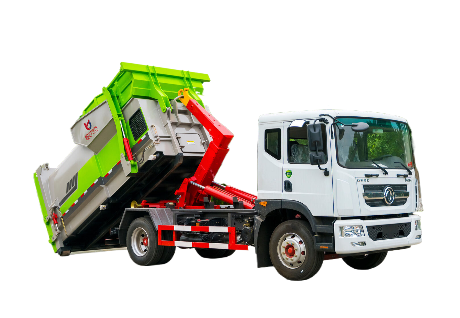 Camion poubelle à bras articulé 4X2 diesel haut de gamme personnalisé