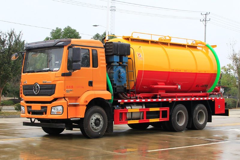 SHACMAN sewage suction vehicle