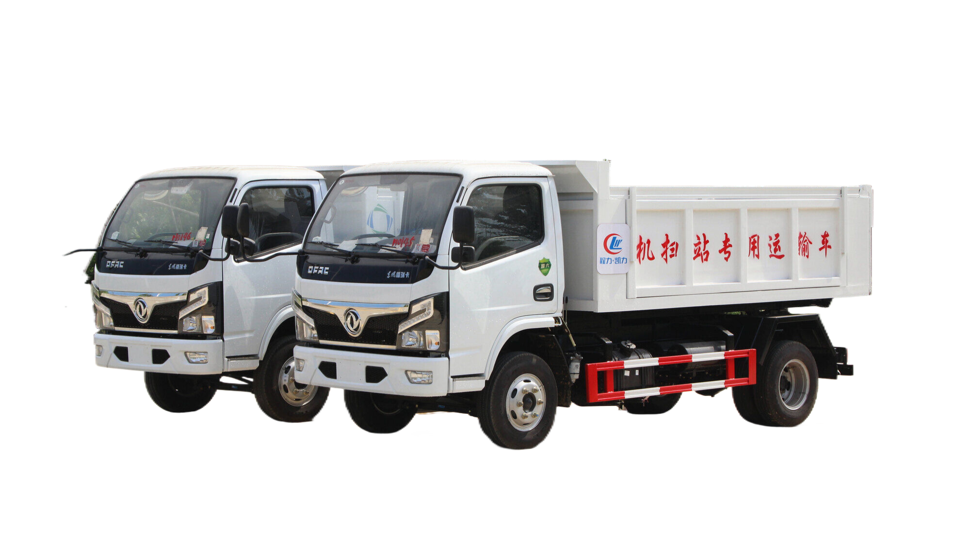 Construction site heavy-duty dump truck