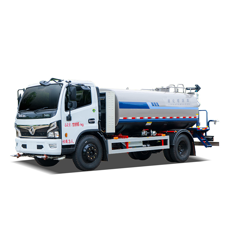 DONGFENG Furica 9CBM yeşil sulama kamyonu