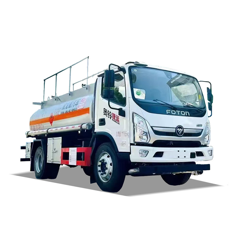 Camion-citerne 10000L personnalisé à l'exportation en usine Camion-citerne à carburant Foton 4X2 Camion-citerne à liquide Camion-citerne à huile en acier au carbone