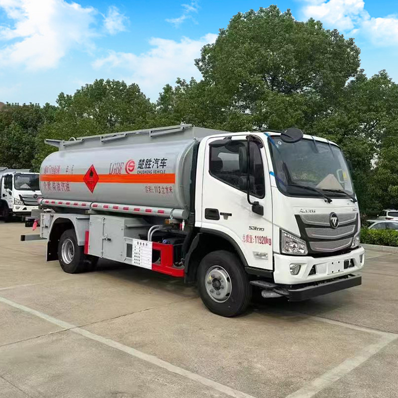 Camion-citerne personnalisé d'exportation d'usine de 10 m³ Foton 4X2 Camion-citerne de carburant Camion-citerne de liquide