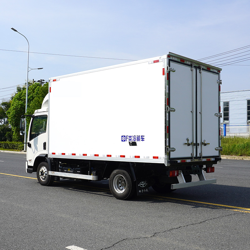 Camion frigorifique Shacman avec crochet à viande
