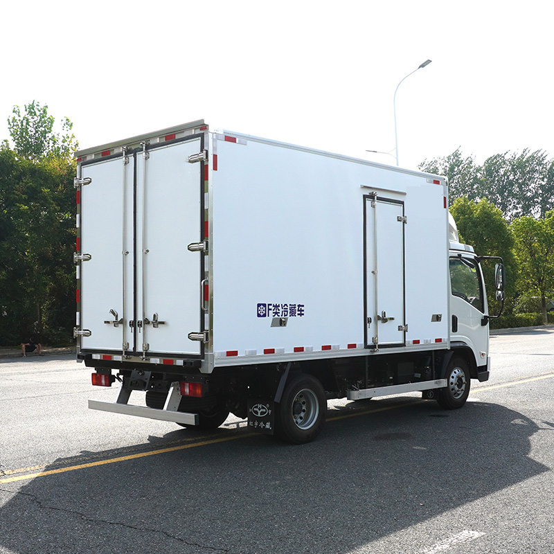 Camion frigorifique Shacman avec crochet à viande