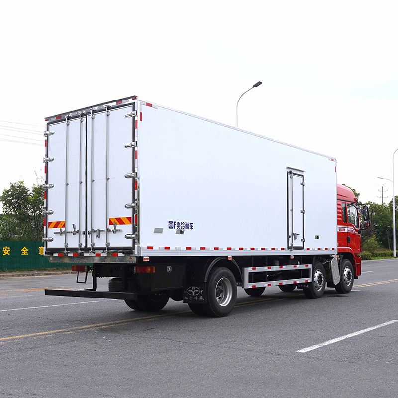 Camions réfrigérés Shacman Camion frigorifique 6X2 tout neuf Camions réfrigérés à vendre