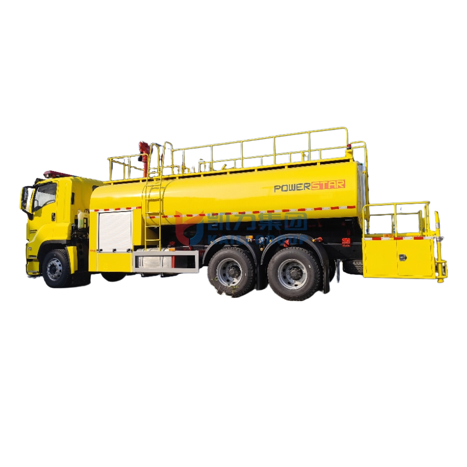Аварийно-спасательная пожарная машина с водяным баком ИСУЗУ 6X4, изготовленная по индивидуальному заказу