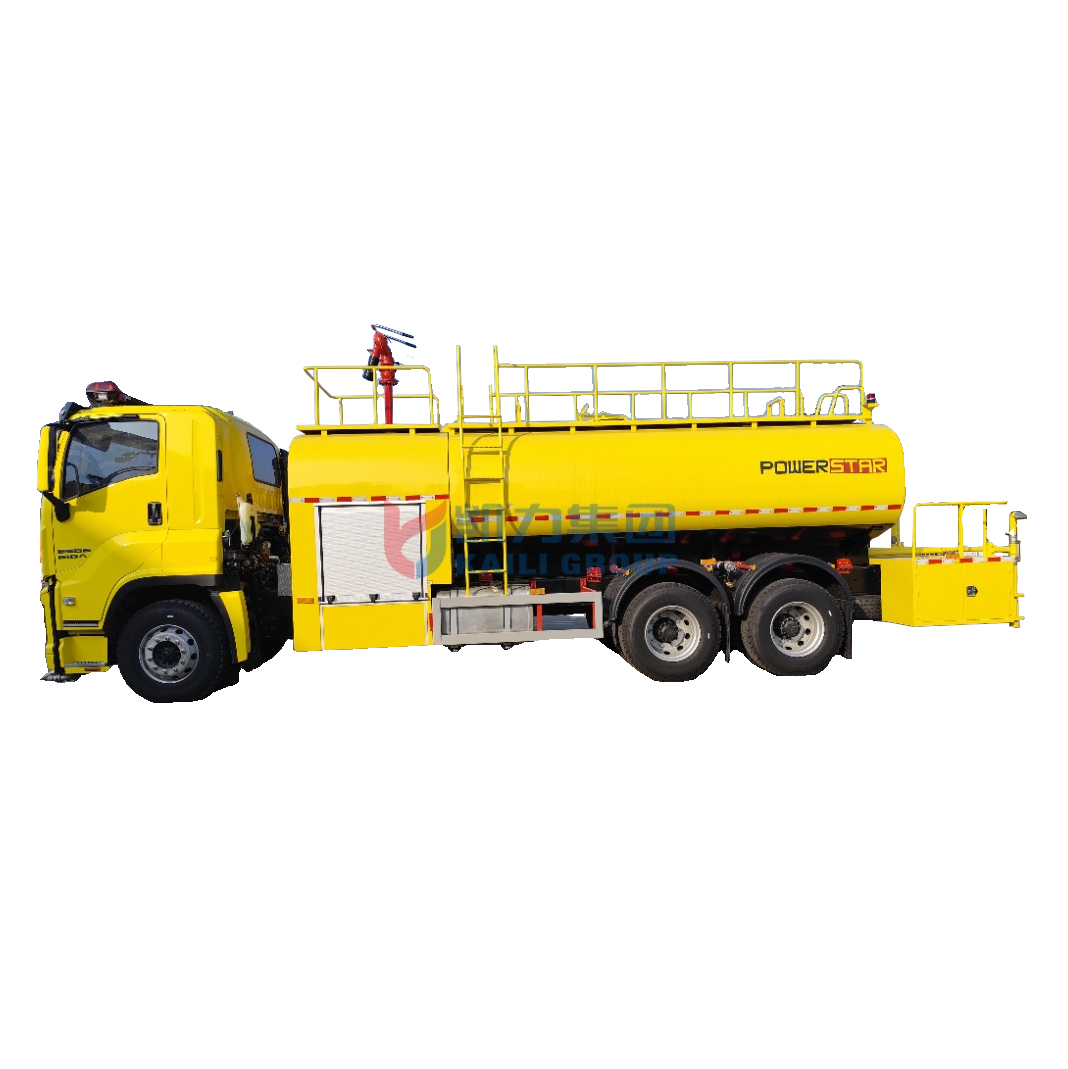 Аварийно-спасательная пожарная машина с водяным баком ИСУЗУ 6X4, изготовленная по индивидуальному заказу