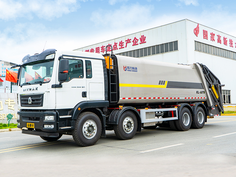compress garbage truck