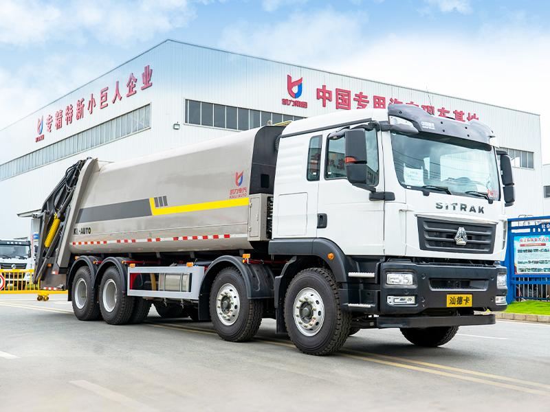 compress garbage truck