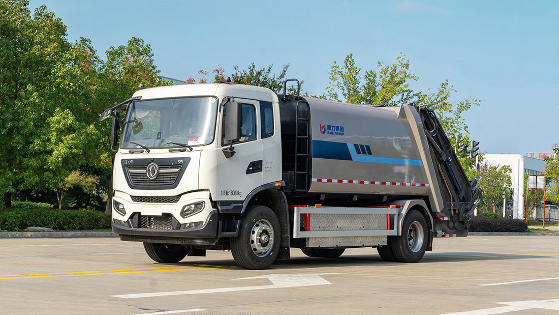 pure electric compactor garbage truck