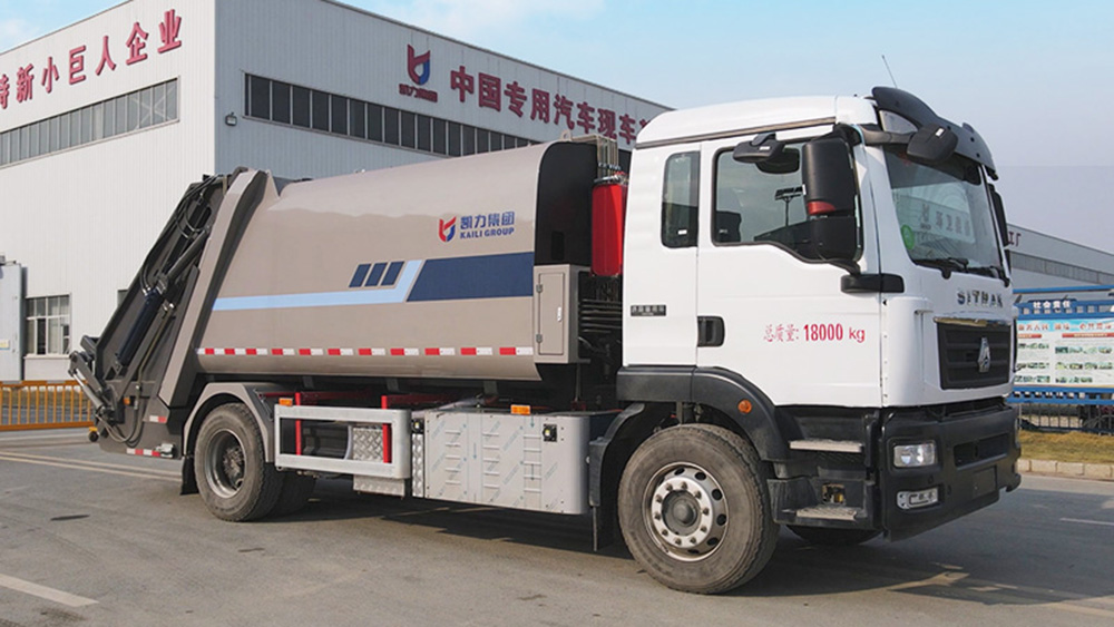 electric garbage compactor truck