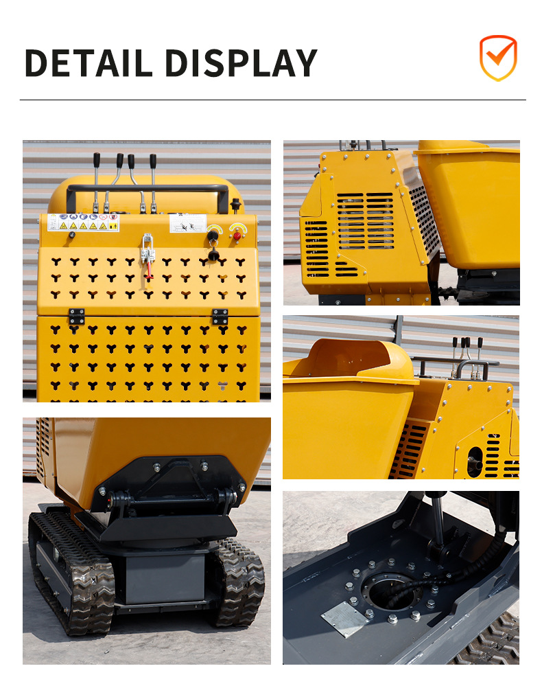 rotation micro dump truck