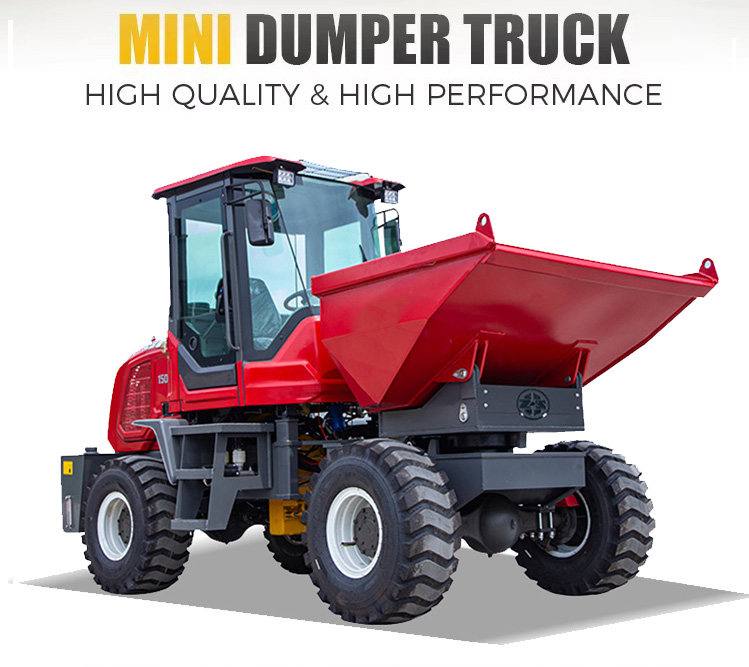 Self-unloading dump truck