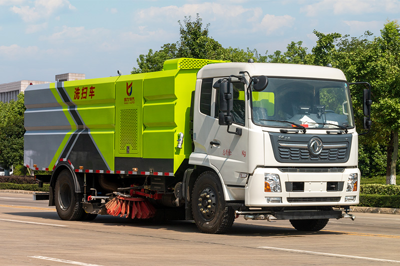 wash sweeper truck factory